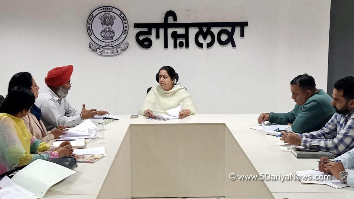 DC Fazilka, Senu Duggal, Fazilka, Deputy Commissioner Fazilka
