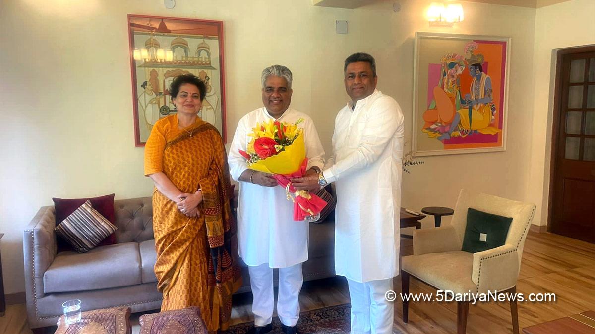 Bhupender Yadav, Sanjeev Vashisht, Bharatiya Janata Party, BJP, BJP Punjab, S.A.S.Nagar, Mohali, S.A.S. Nagar Mohali, Sahibzada Ajit Singh Nagar