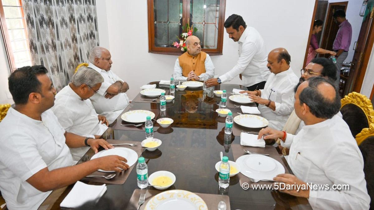 Amit Shah, Union Home Minister, BJP, Bharatiya Janata Party, Basavaraj Bommai, Chief Minister Of Karnataka, B.S. Yediyurappa