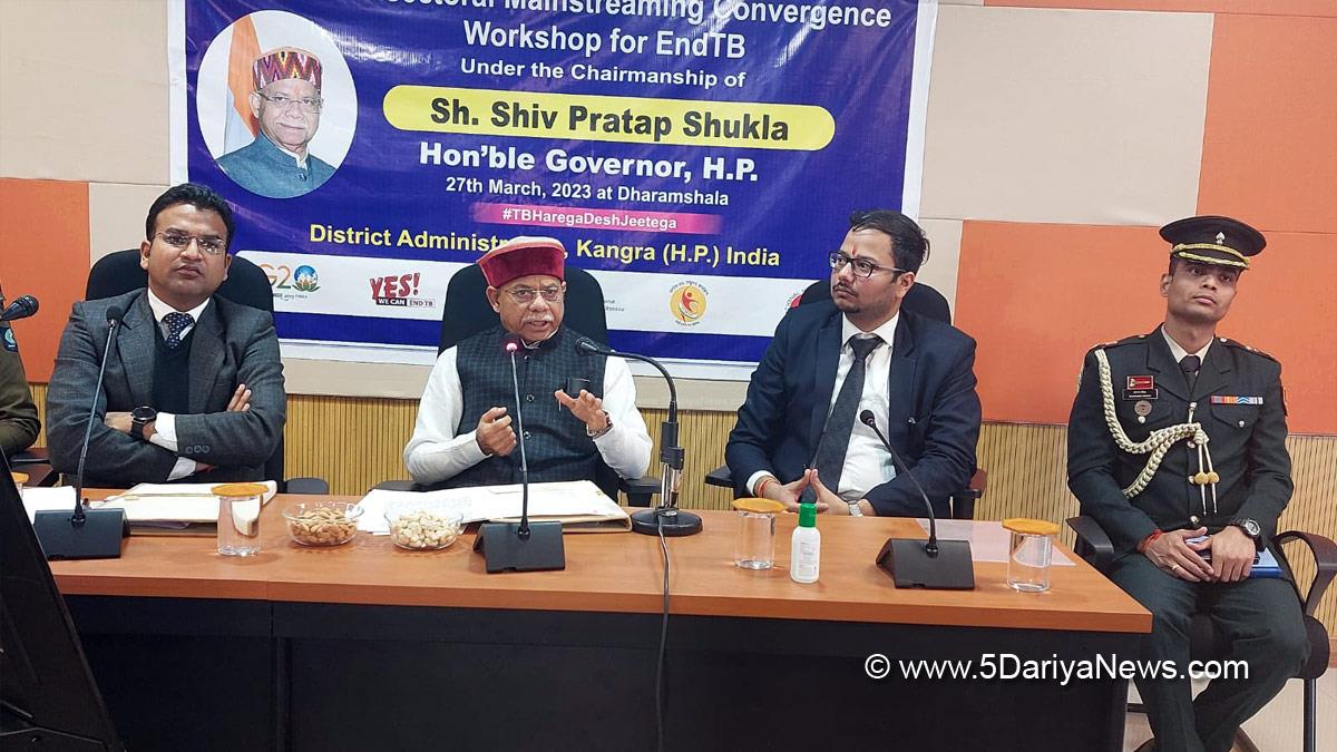 Shiv Pratap Shukla, Himachal Pradesh, Himachal, Bharatiya Janata Party, BJP, BJP Himachal, Shimla, Raj Bhawan, TB Awareness, World TB Day, World Tuberculosis Day