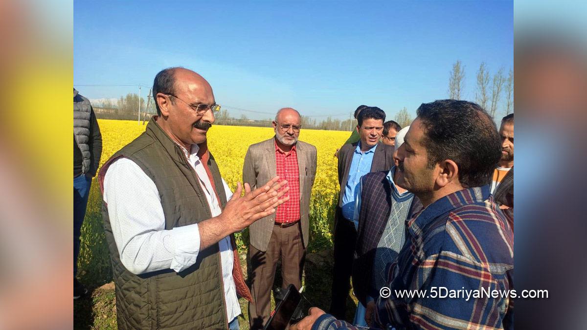 Agriculture, Director Agriculture Kashmir, Chowdhary Mohammad Iqbal, Srinagar, Kashmir, Jammu And Kashmir, Jammu & Kashmir, Kashmir Valley