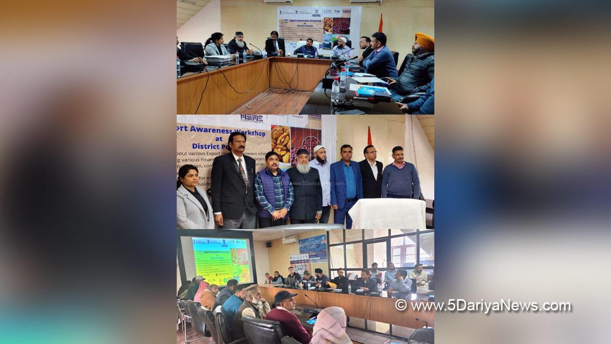 Poonch, Deputy Commissioner Poonch, Inder Jeet, Kashmir, Jammu And Kashmir, Jammu & Kashmir, District Administration Poonch, Jammu and Kashmir Trade Promotion Organisation, JKTPO, Directorate General of Foreign Trade, DGFT, Federation of Indian Export Organisations, FIEO