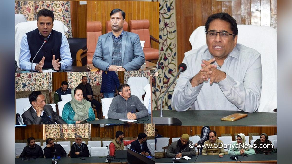 Kulgam, Principal Secretary ARI & Trainings Department, Ashok Kumar Parmar, Deputy Commissioner Kulgam, Dr. Bilal Mohi-Ud-Din Bhat, Kashmir, Jammu And Kashmir, Jammu & Kashmir, District Administration Kulgam