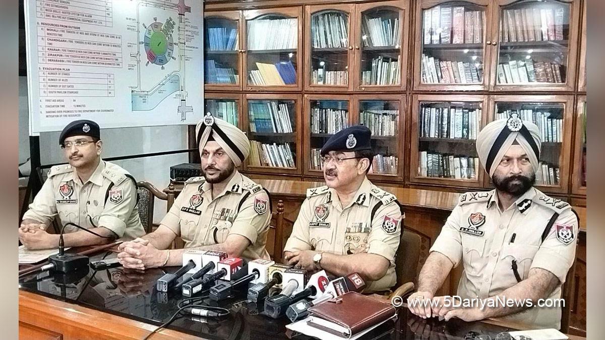 Arpit Shukla, ADGP Arpit Shukla, Punjab Police, Police, Punjab Admin,Cricket , IPL Cricket Match, IPL Cricket Match Mohali