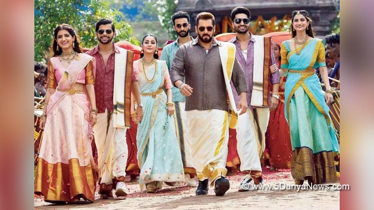 Bollywood, Salman Khan Kisi Ka Bhai Kisi Ki Jaan, Salman Khan, Daggubati Venkatesh, Pooja Hegde, Shehnaaz Gill, Palak Tiwari, Jassie Gill, Raghav Juyal, Bhumika Chawla, Kisi Ka Bhai Kisi Ki Jaan, Kisi Ka Bhai Kisi Ki Jaan Movie, Kisi Ka Bhai Kisi Ki Jaan Movie Release Date, Kisi Ka Bhai Kisi Ki Jaan Movie Cast, Bathukamma, Bathukamma Song, Bathukamma Salman Khan