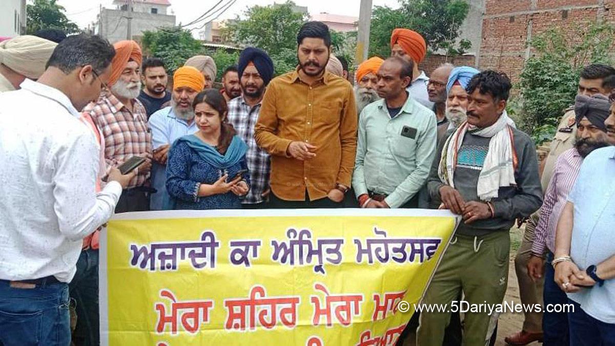 Shery Kalsi, Amansher Singh Shery Kalsi, Shery Kalsi, Batala, AAP, Aam Aadmi Party, Aam Aadmi Party Punjab, AAP Punjab, Azadi Ka Amrit Mahotsav