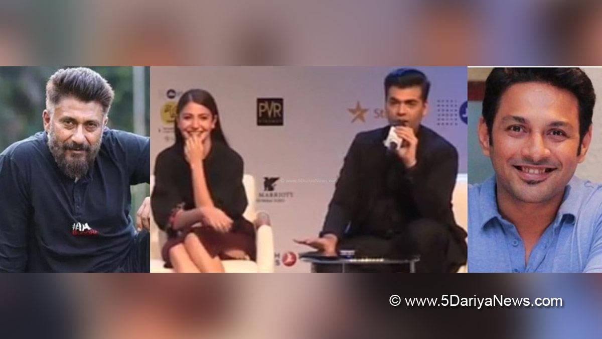 Bollywood, Entertainment, Mumbai, Actor, Cinema, Hindi Films, Movie, Mumbai News, Apurva Asrani, Vivek Agnihotri, Anushka Sharma, Karan Johar, Karan Johar Anushka Sharma Controversy