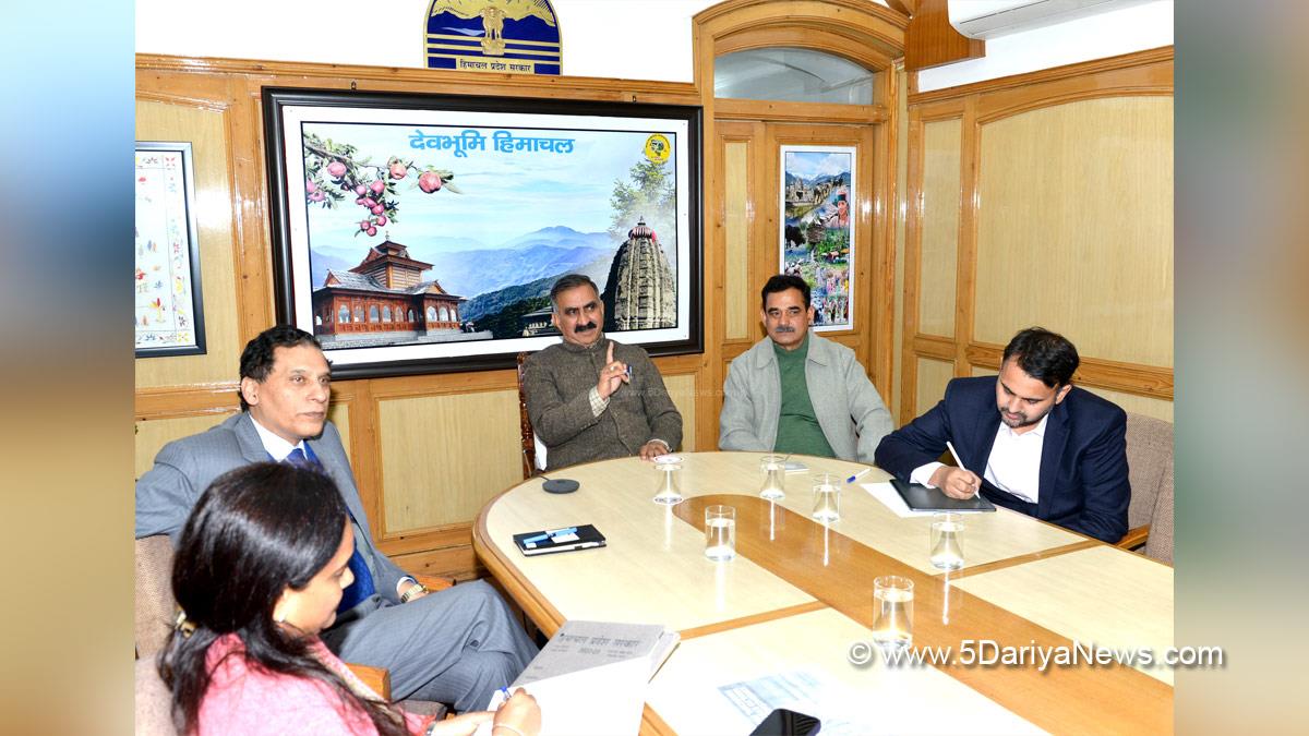 Sukhvinder Singh Sukhu, Himachal Pradesh, Himachal, Congress, Indian National Congress, Himachal Congress, Shimla, Chief Minister of Himachal Pradesh, Adarsh Swasthaya Sansthan
