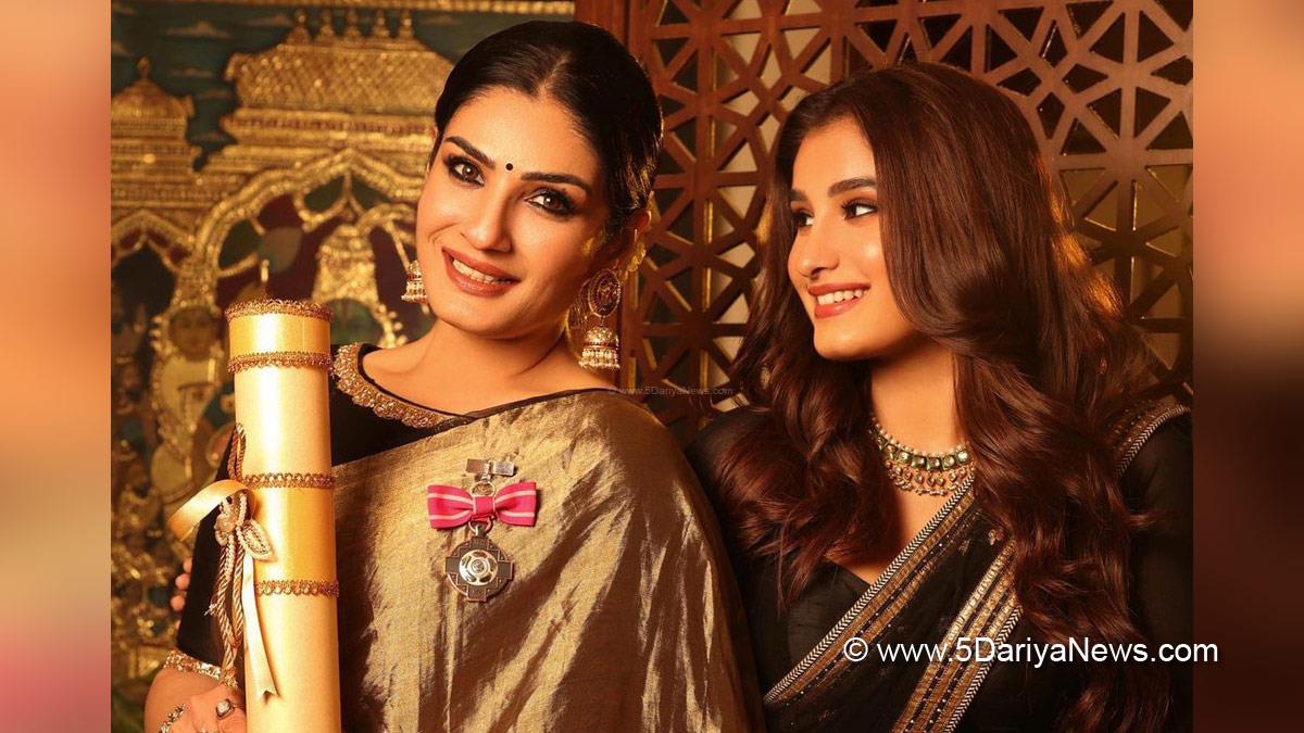 Bollywood, Entertainment, Mumbai, Actor, Actress, Cinema, Hindi Films, Movie, Mumbai News, Heroine, Raveena Tandon, Raveena Tandon Padma Shri, Raveena Tandon Daughter, Rasha Thadani, Rasha Thadani Instagram