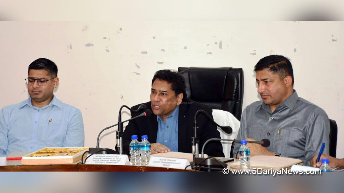 Ashok Kumar Parmar, Principal Secretary Jal Shakti Department, Kashmir, Jammu And Kashmir, Jammu & Kashmir, Srinagar, Jammu