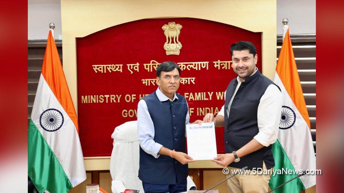 Sukhwinder Singh Bindra, Punjab Youth Development Board, Punjab Pradesh Congress Committee, PYDB,  Ludhiana, Mansukh Mandaviya, Union Minister of Health & Family Welfare, BJP, Bharatiya Janata Party