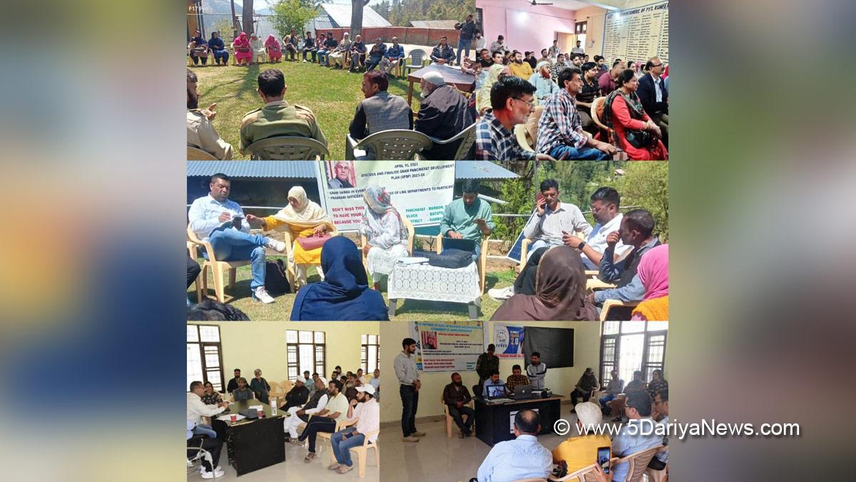 Ramban, Deputy Commissioner Ramban, Mussarat Islam, Mussarat ul-Islam, Kashmir, Jammu And Kashmir, Jammu & Kashmir, District Administration Ramban,Gram Panchayat Development Plan, GPDP