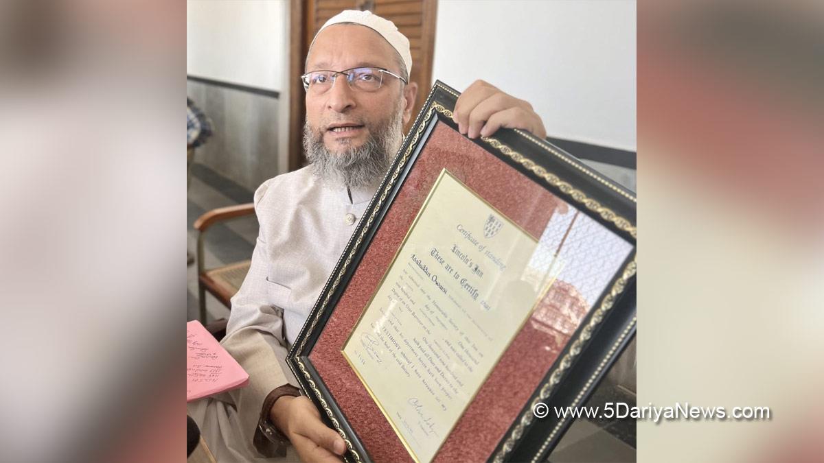 Asaduddin Owaisi, AIMIM President, Asaduddin Owaisi Degree, Asaduddin Owaisi Graduation, Show Your Degree, Show Your Degree Campaign 