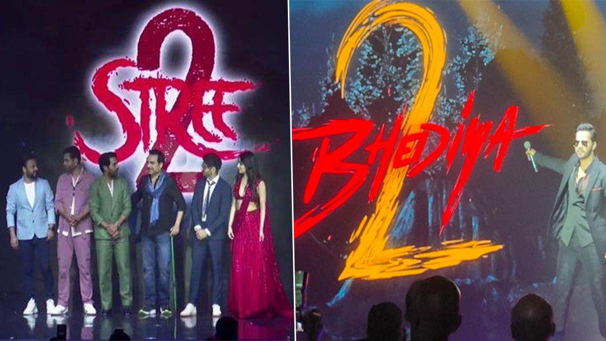 Bollywood, Stree 2, Bhediya 2, Shraddha Kapoor, Rajkummar Rao, Varun Dhawan, Kriti Sanon, Shraddha Kapoor Stree 2, Stree 2 Release Date, Shraddha Rajkummar Stree 2, Shraddha Rajkummar Stree 2 Announcement, Bhediya 2 Announcement, Varun Dhawan Bhediya 2, Varun Kriti Bhediya 2, Stree 2 News, Stree 2 Latest News, Bhediya 2 News, Bhediya 2 Latest News, Jio Studios, Bhediya 2 Release Date