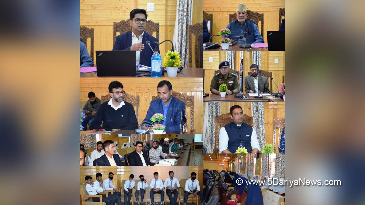 Bandipora, Deputy Commissioner Bandipora, Dr Owais Ahmad, Kashmir, Jammu And Kashmir, Jammu & Kashmir, NCORD, Narco-Coordination Centre