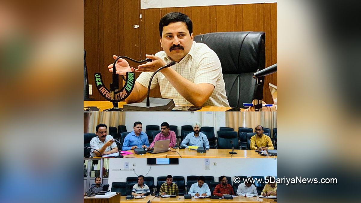 Kathua, DDC Kathua, District Development Commissioner Kathua, Rahul Pandey, Kashmir, Jammu And Kashmir, Jammu & Kashmir, District Administration Kathua