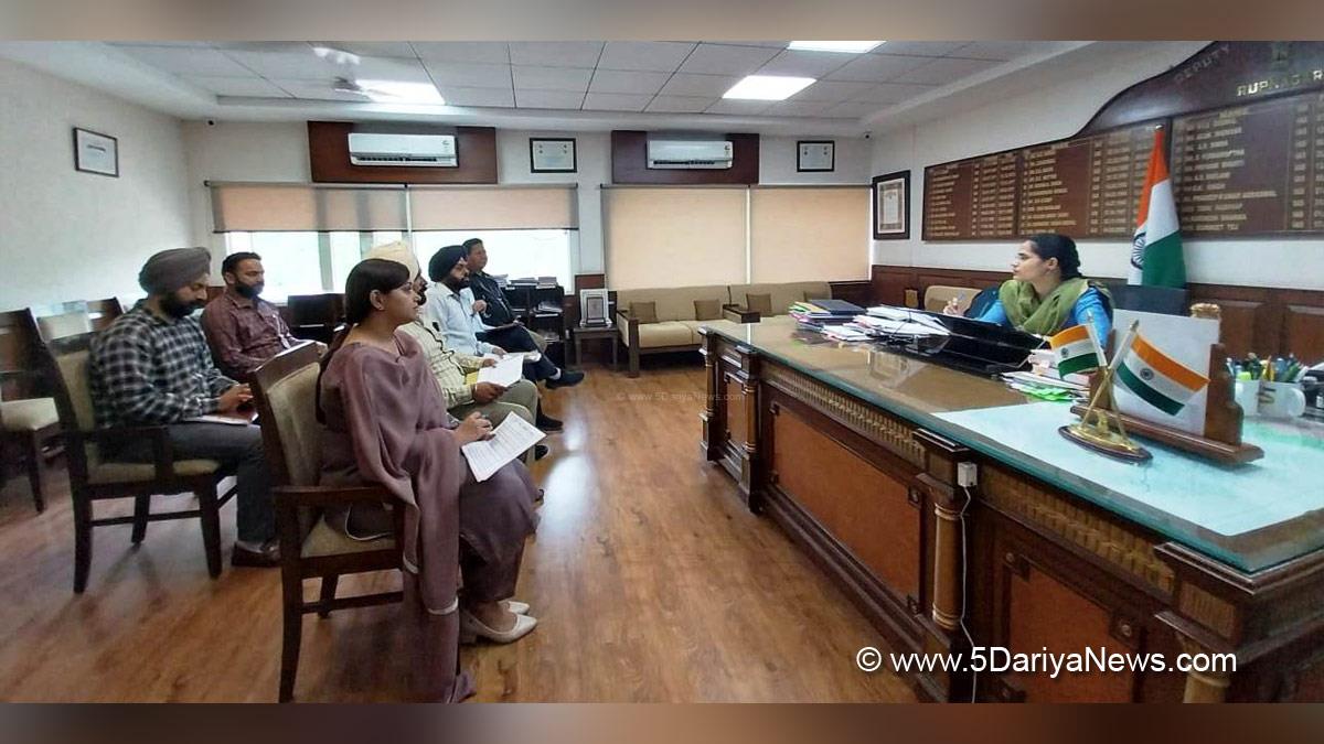 DC Ropar, Preeti Yadav, Deputy Commissioner Ropar, Rupnagar, Ropar