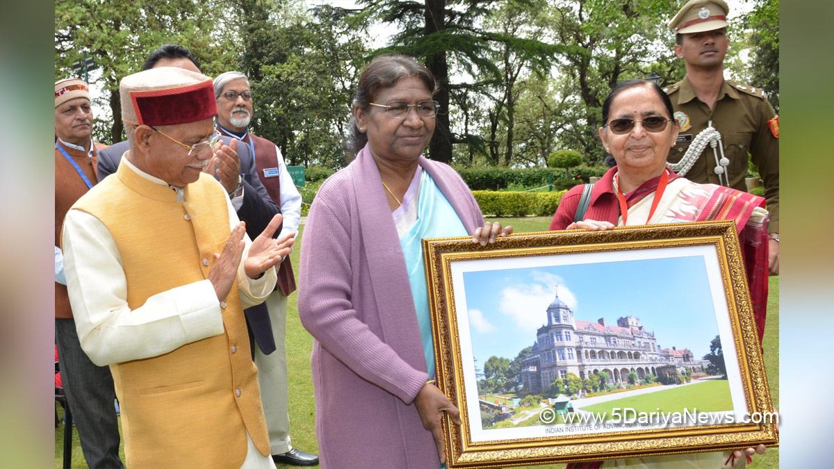 Droupadi Murmu, President of India, President, Indian President, Rashtrapati, Droupadi Murmu Shimla, Indian Institute of Advanced Study