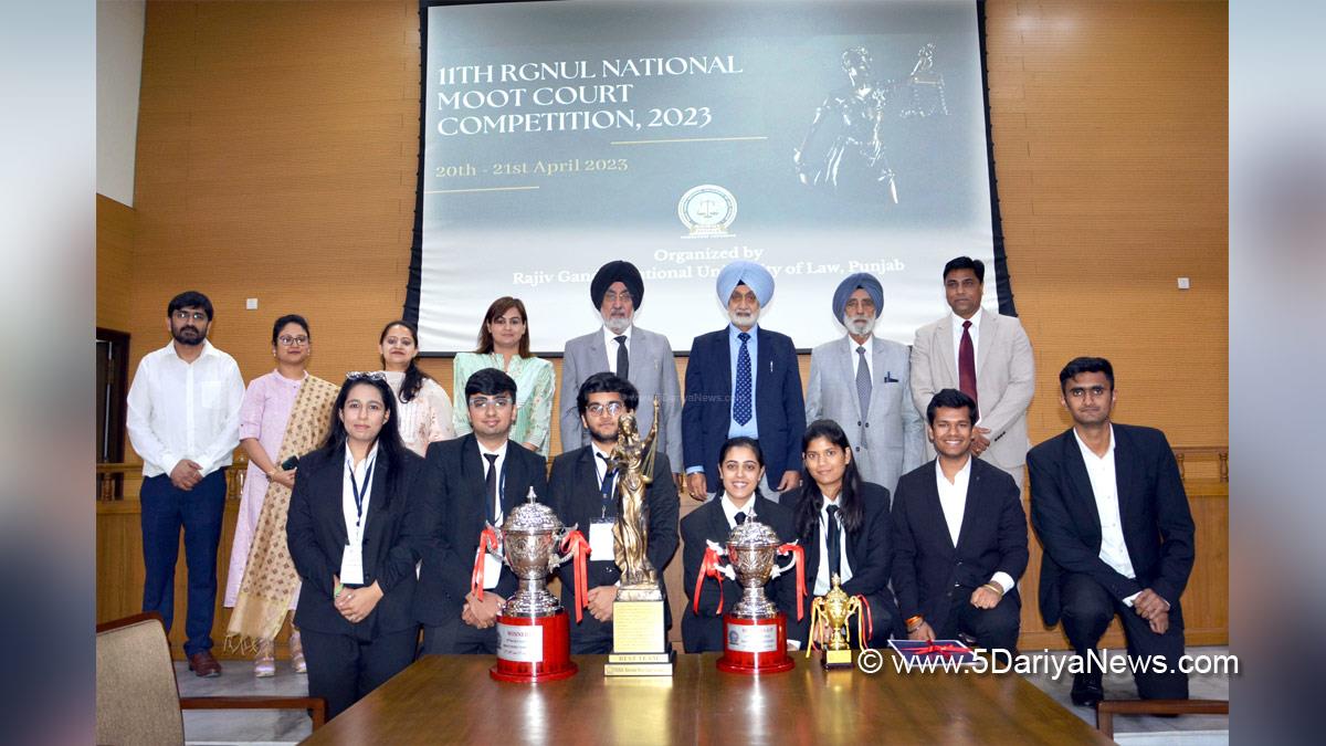 Rajiv Gandhi National University of Law, Vivekananda Institute of Professional Studies, 11th RGNUL National Moot Court Competition, Patiala