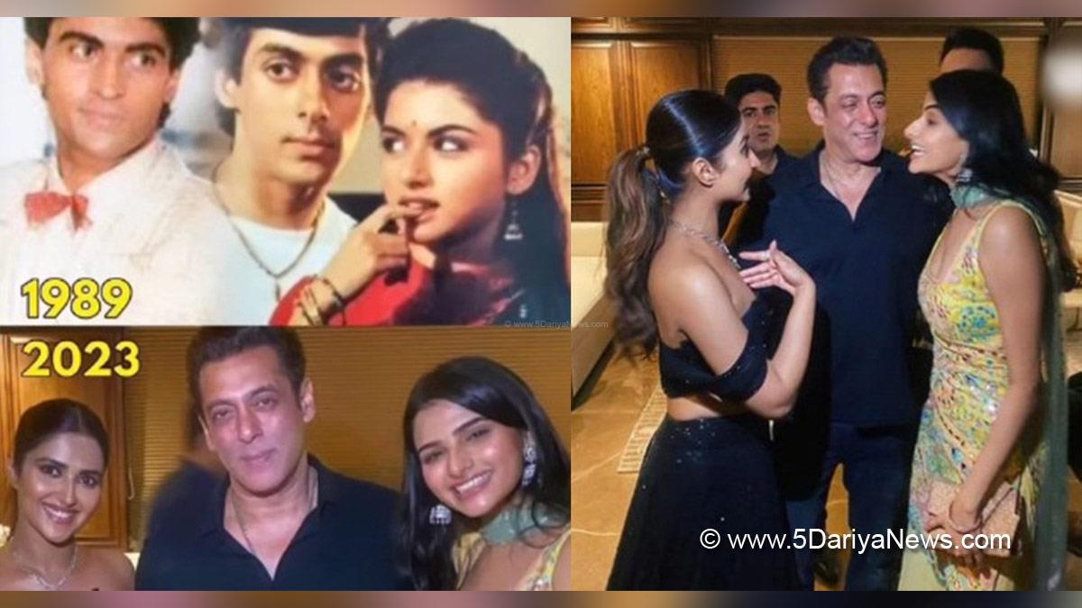 Salman Khan, Bollywood, Entertainment, Mumbai, Actor, Cinema, Hindi Films, Movie, Mumbai News, Bhagyashree, Bhagyashree Daughter, Avantika, Mohnish Bahl 