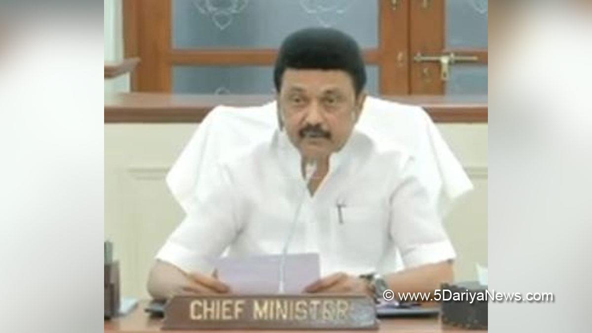 M.K. Stalin, Tamil Nadu, Chief Minister, Chennai