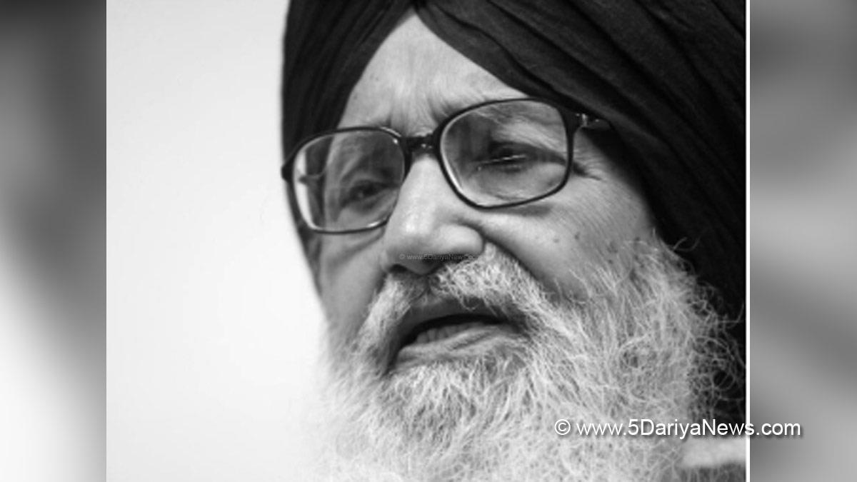 Parkash Singh Badal, Shiromani Akali Dal, SAD, Akali Dal, Parkash Singh Badal News, Parkash Singh Badal Latest News, Parkash Singh Badal Today News, Parkash Singh Badal Death, Parkash Singh Badal Age, Parkash Singh Badal Death News, Parkash Singh Badal Deat Reason, Parkash Singh Badal Cremation, Parkash Singh Badal Cremation Time, Parkash Singh Badal Achivement, Parkash Singh Badal CM Tenure