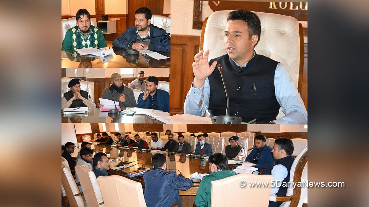 Kulgam, Deputy Commissioner Kulgam, Dr. Bilal Mohi-Ud-Din Bhat, Kashmir, Jammu And Kashmir, Jammu & Kashmir, Narco Coordination Centre, NCORD
