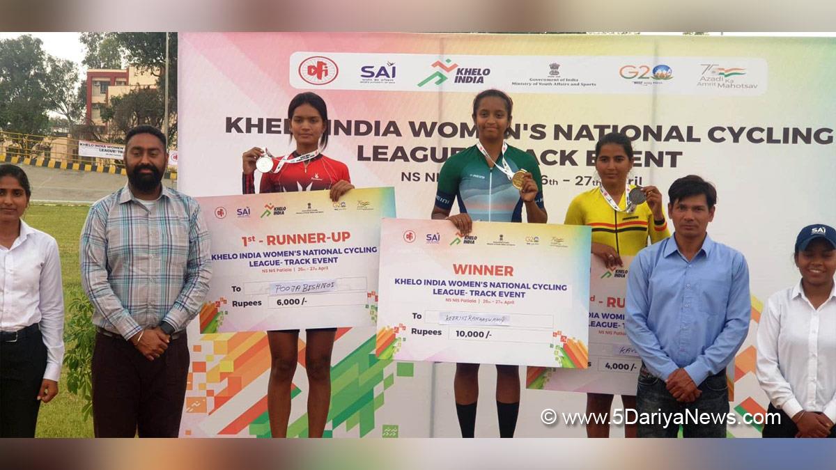 Sports News, Cycling, National Khelo India, Women Track Cycling, National Khelo India Women Track Cycling Patiala, Patiala