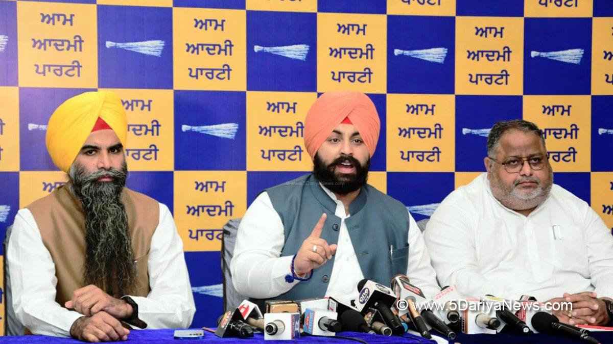 Harjot Singh Bains, AAP, Aam Aadmi Party, Aam Aadmi Party Punjab, AAP Punjab, Government of Punjab, Punjab Government