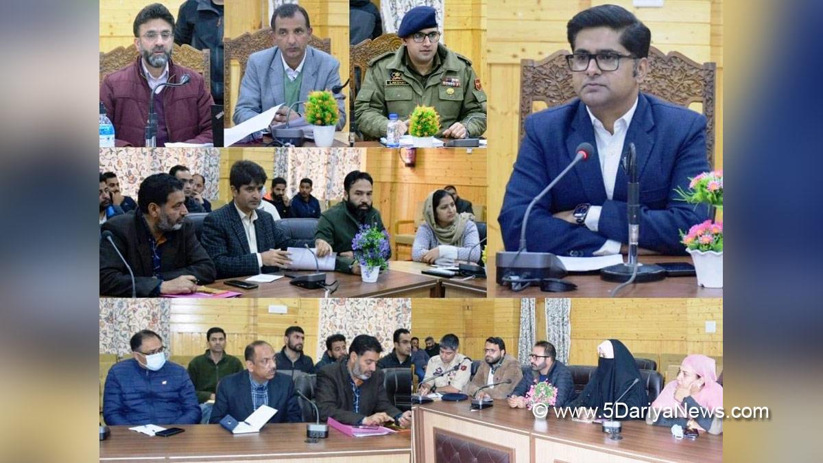 Bandipora, Deputy Commissioner Bandipora, Dr Owais Ahmad, Kashmir, Jammu And Kashmir, Jammu & Kashmir, District Administration Bandipora, Narco-Coordination Center, NCORD, Umar Shafi Pandit