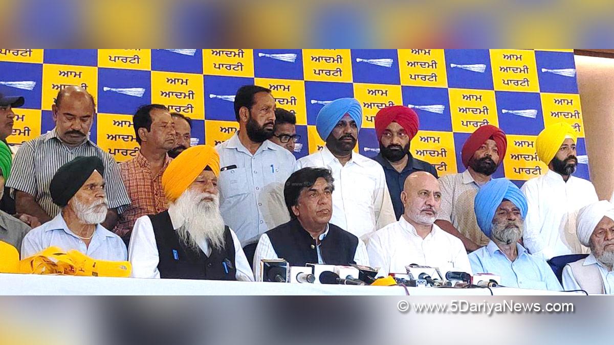 Bram Shanker Jimpa, AAP, Aam Aadmi Party, Aam Aadmi Party Punjab, AAP Punjab, Government of Punjab, Punjab Government, Baltej Singh Pannu, Sushil Kumar Rinku, Jalandhar,Kashyap Rajput society