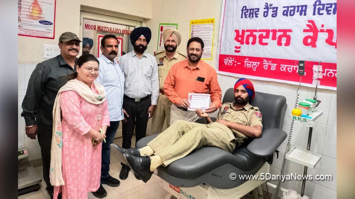 Punjab Admin, Punjab Admin Rupnagar,  Blood Donation Camp, Blood camp, Blood Donation Camp, World Thalassaemia Day, District Red Cross Society, Rupnagar