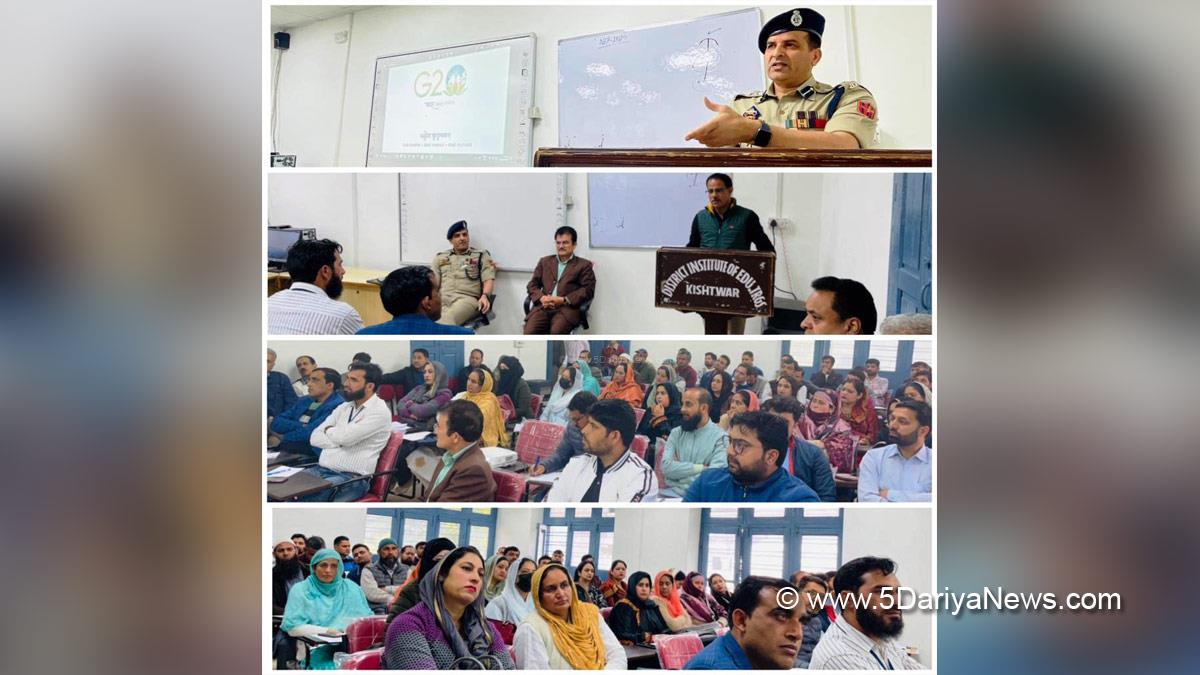  Kishtwar, DIET Kishtwar, Kashmir, Jammu And Kashmir, Jammu & Kashmir, District Administration Kishtwar, G20 Digital Innovation Alliance,Khalil Poswal