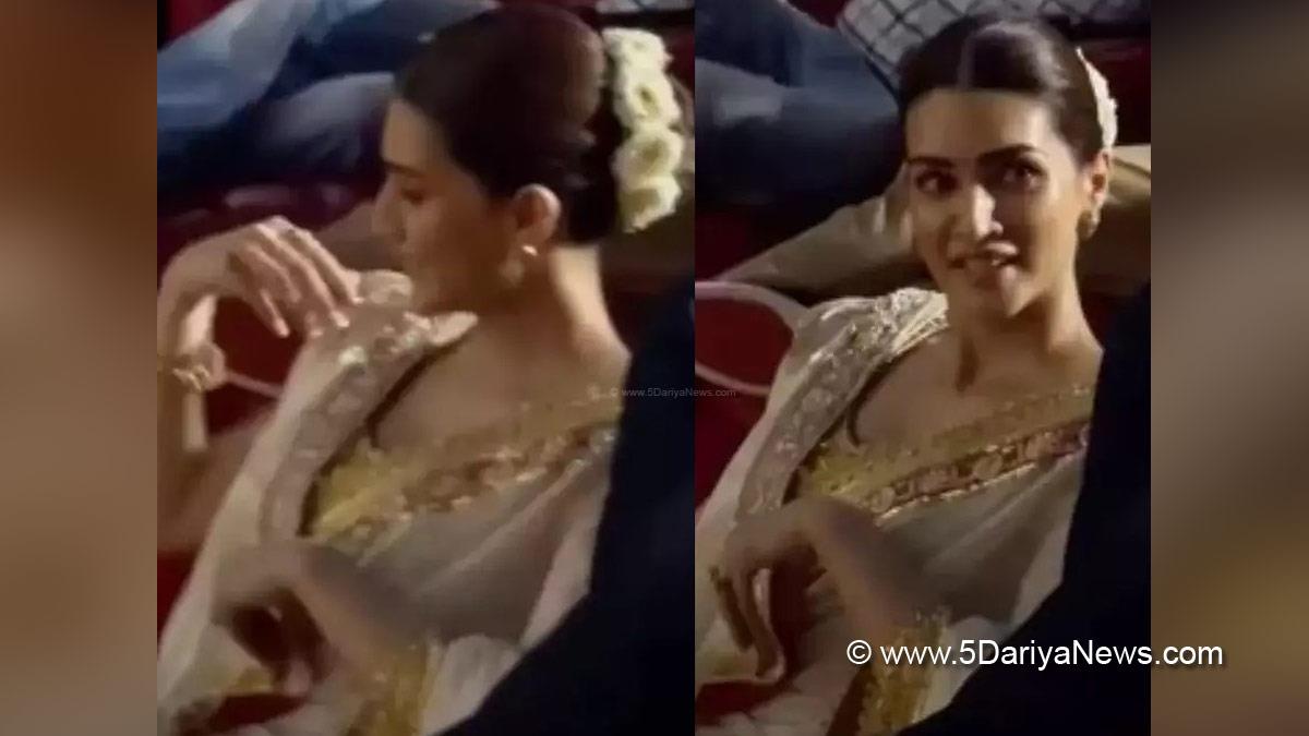 Kriti Sanon, Bollywood, Entertainment, Mumbai, Actress, Cinema, Hindi Films, Movie, Mumbai News, Heroine, Adipurush, Adipurush Trailer, Adipurush Movie, Kriti Sanon Video, Kriti Sanon Viral Video