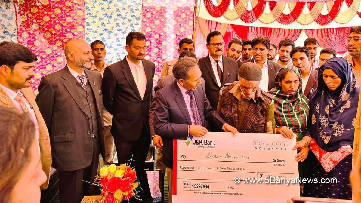 Kishtwar, DDC Kishtwar, District Development Commissioner Kishtwar, Dr. Devansh Yadav, Kashmir, Jammu And Kashmir, Jammu & Kashmir, District Administration Kishtwar, Principal District Sessions Judge, Manjeet Manhas & CJM Mahmud Anwar Alnasir, Judiciary, National Lok Adalat