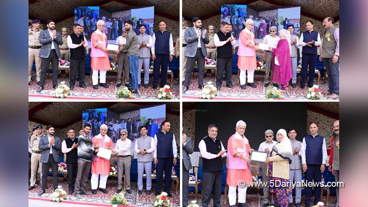 Manoj Sinha, Lieutenant Governor J&K, Raj Bhavan, Jammu, Srinagar, Kashmir, Jammu And Kashmir, Jammu & Kashmir