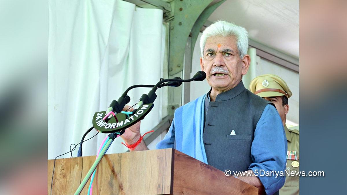 Manoj Sinha, Lieutenant Governor J&K, Raj Bhavan, Jammu, Srinagar, Kashmir, Jammu And Kashmi, Jammu & Kashmir, G20 Meeting