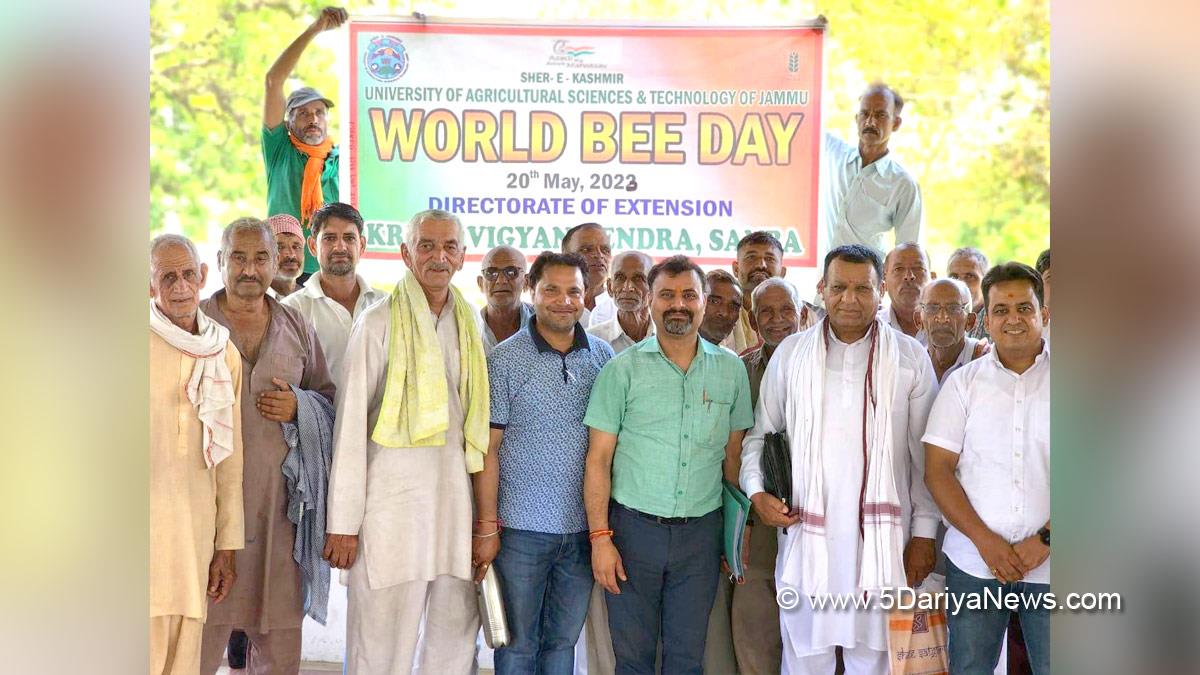 KVK Samba, World Bee Day, Krishi Vigyan Kendra, Krishi Vigyan Kendra Samba, Samba, Kashmir, Jammu And Kashmir, Jammu & Kashmir