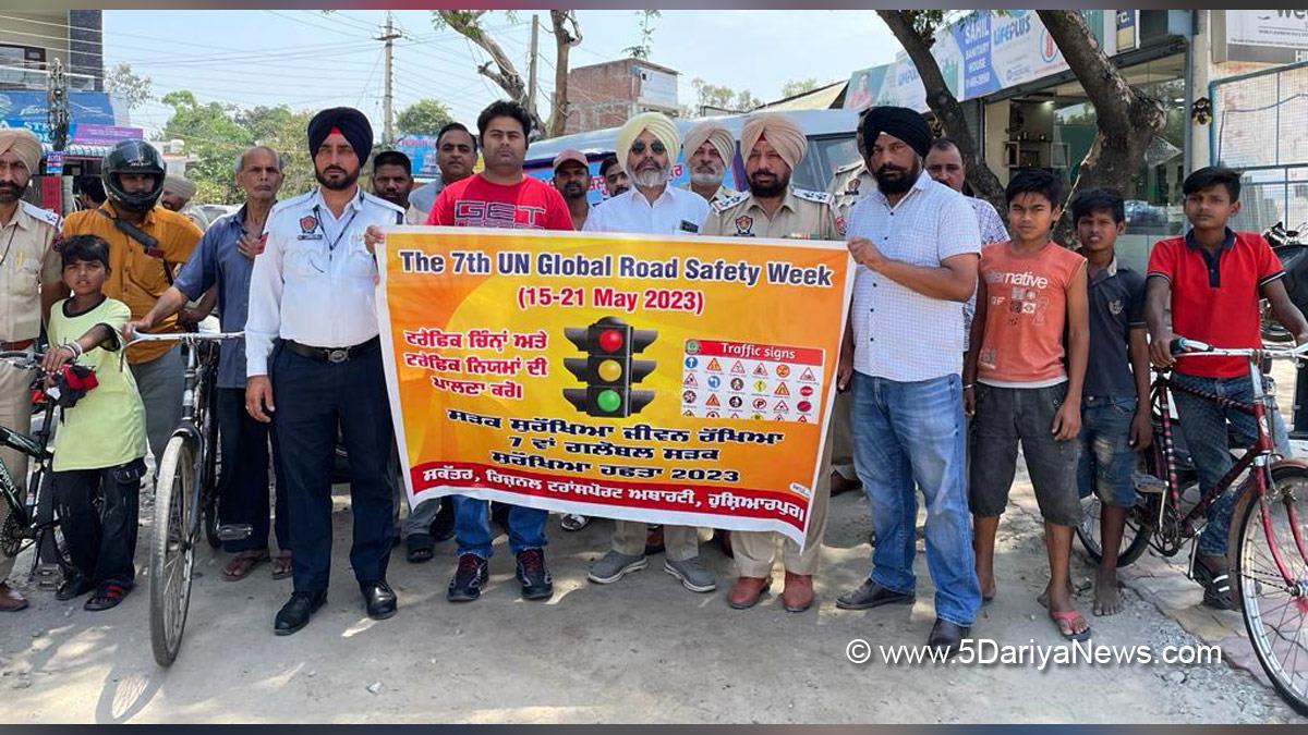 7th UN Global Road Safety Week, Global Road Safety Week, Road Safety Week, Hoshiarpur