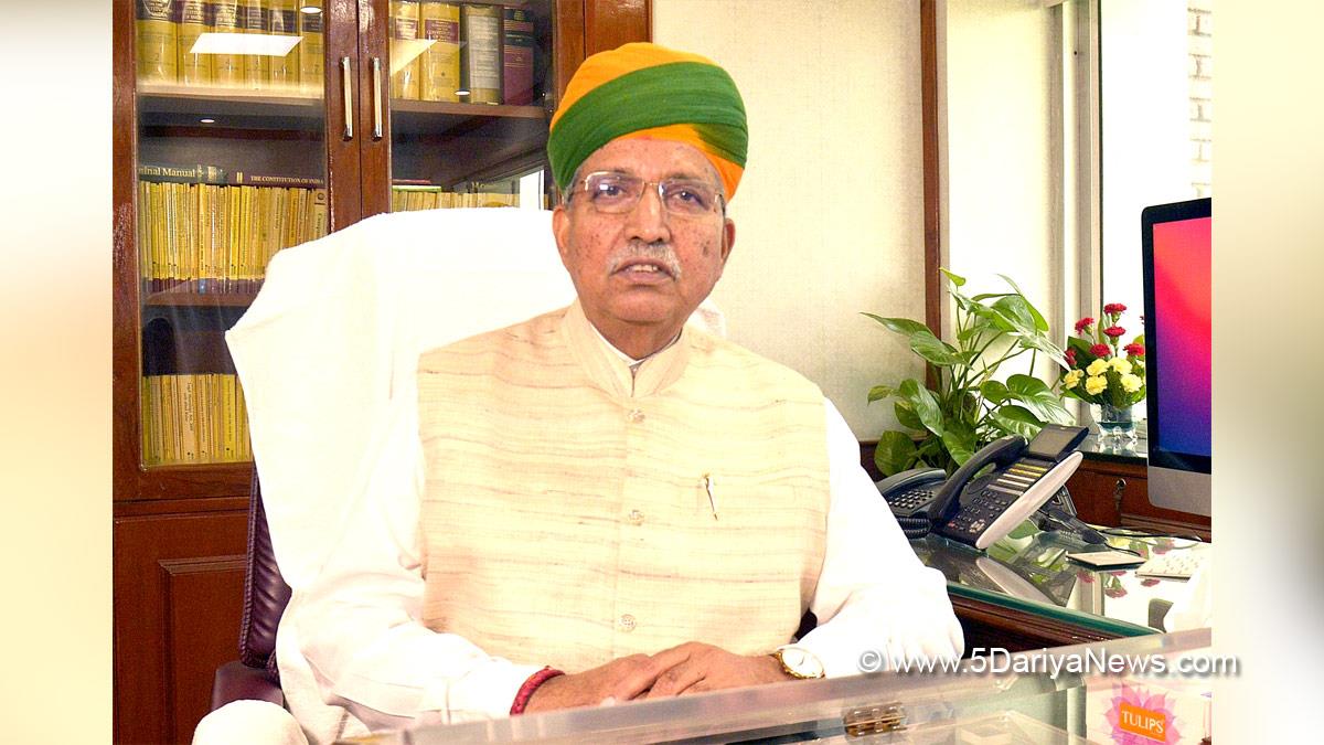 Arjun Meghwal, Minister of State for Parliamentary Affairs & Culture, Ministry for Law and Justice, LAw Minister, Law Minister India