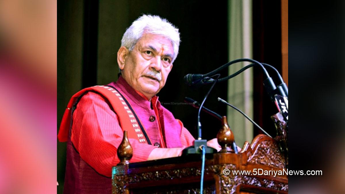 Manoj Sinha, Lieutenant Governor J&K, Raj Bhavan, Jammu, Srinagar, Kashmir, Jammu And Kashmir, Jammu & Kashmir, Manoj Sinha G 20, G 20, G 20 India, G 20 Kashmir