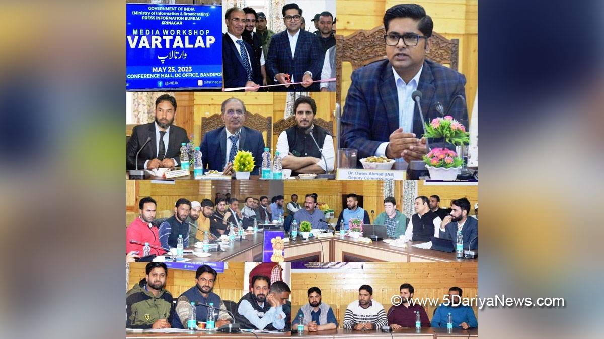 Bandipora, Deputy Commissioner Bandipora, Dr Owais Ahmad, Kashmir, Jammu And Kashmir, Jammu & Kashmir, District Administration Bandipora, PIB Srinagar, Vartalap, Press Information Bureau 