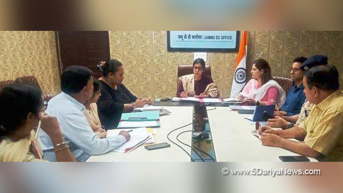 Jammu, Avny Lavasa, Deputy Commissioner Jammu, Kashmir, Jammu And Kashmir, Jammu & Kashmir, District Administration Jammu
