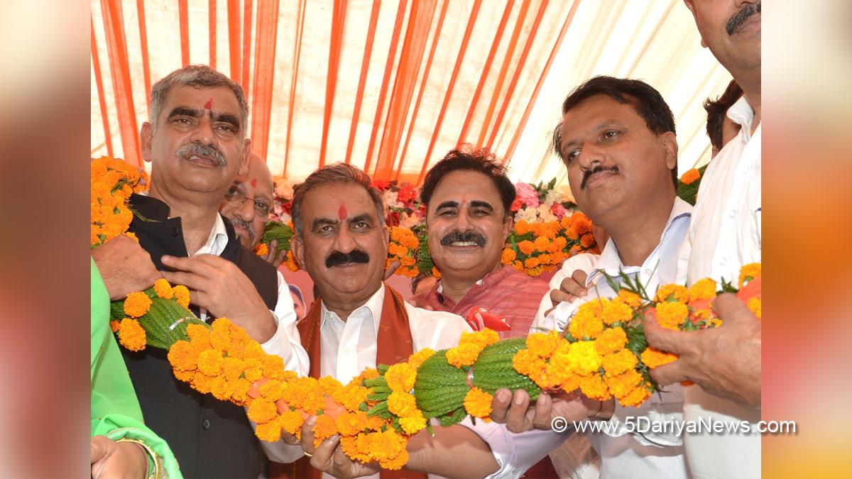 Sukhvinder Singh Sukhu, Himachal Pradesh, Himachal, Congress, Indian National Congress, Himachal Congress, Shimla, Chief Minister of Himachal Pradesh