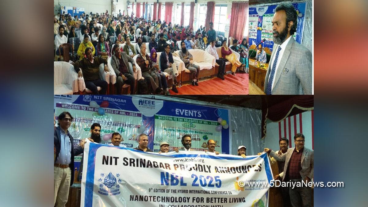 Srinagar, NIT Srinagar, Nanotechnology for Better Living, Prof. Sudhakar Yedla, Director of NIT Srinagar, Prof. Venugopal Achanta, Kashmir, Jammu And Kashmir, Jammu & Kashmir, Kashmir Valley