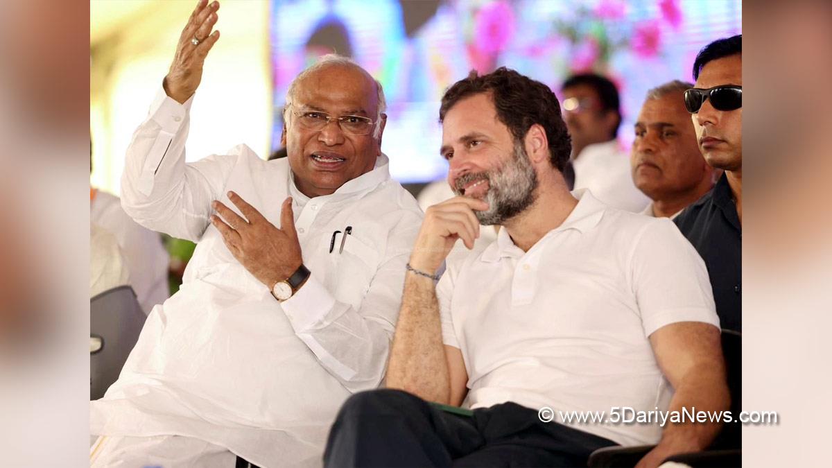 Mallikarjun Kharge, Indian National Congress, Congress, All India Congress Committee, Rahul Gandhi, Shaktising Gohil, Ajay Maken, Arvinder Lovely, Haroon Yusuf, Chaudhary Anil Kumar