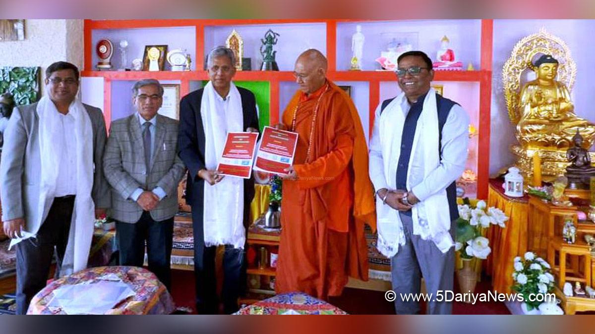 Indian Institute of Management, Kashmir, Jammu And Kashmir, Jammu & Kashmir, Mahabodhi International Meditation Centre, Prof. B.S. Sahay, Venerable Bhikkhu Sanghasena
