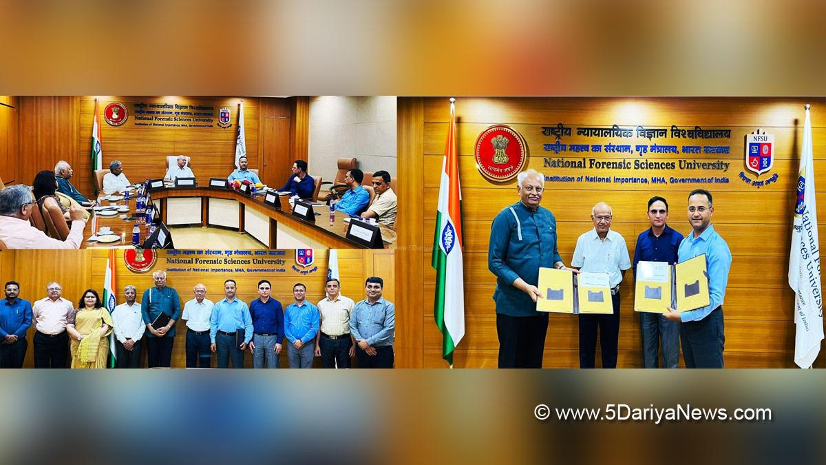 Jammu and Kashmir Forensic Science Laboratory, National Forensic Sciences University, Mohammed Shahid Saleem, C D Jadeja, Kashmir, Jammu And Kashmir, Jammu & Kashmir