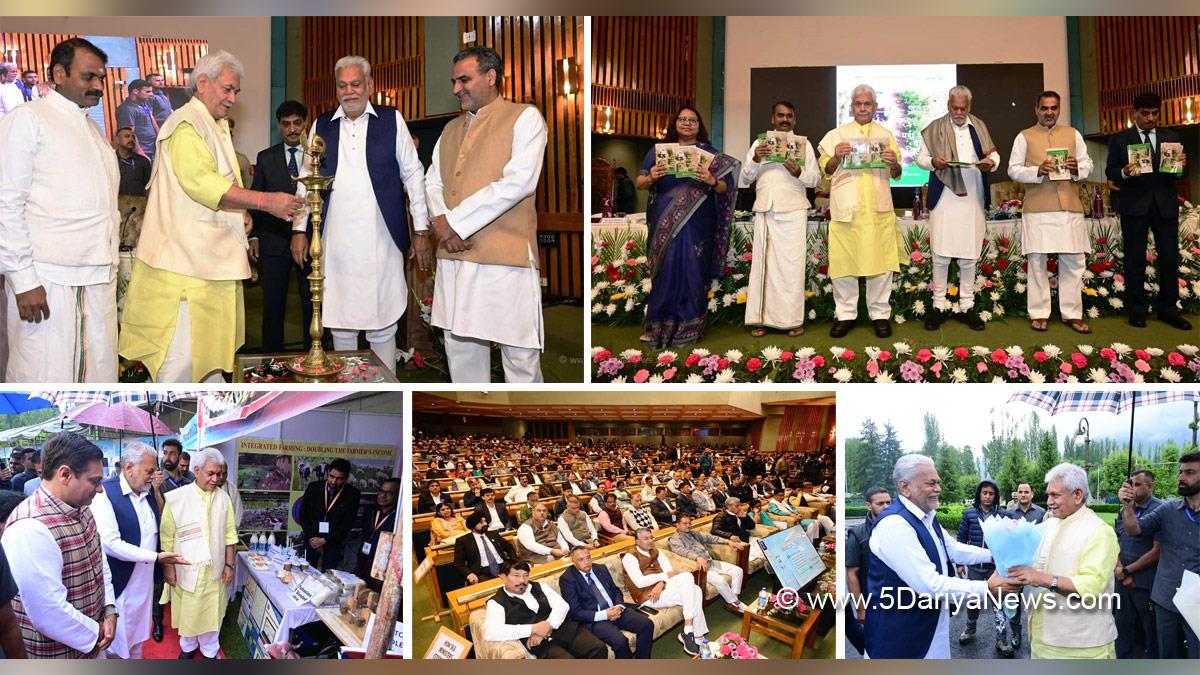 Manoj Sinha, Lieutenant Governor J&K, Raj Bhavan, Jammu, Srinagar, Kashmir, Jammu And Kashmir, Jammu & Kashmir, World Milk Day, Parshottam Rupala