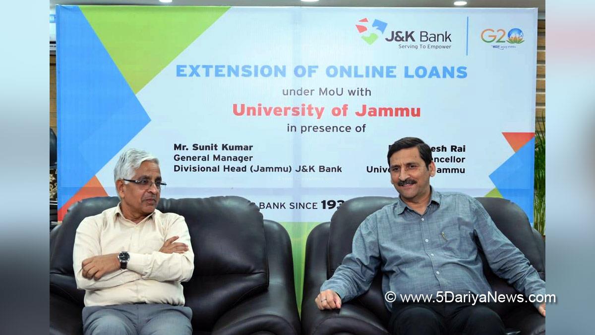 J&K Bank, Jammu University, Srinagar, Kashmir, Jammu And Kashmir, Jammu & Kashmir, Sunit Kumar, Group Personal Accidental Insurance